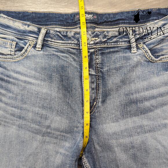 Silver Jeans Co Plus Size Suki Capri Jeans Size 24 - Picture 4 of 6